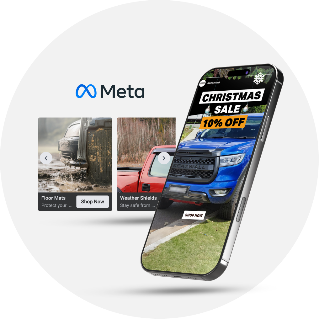 Products displayed on Google search results