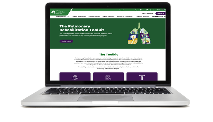 Website design for Pulmanary Rehab website